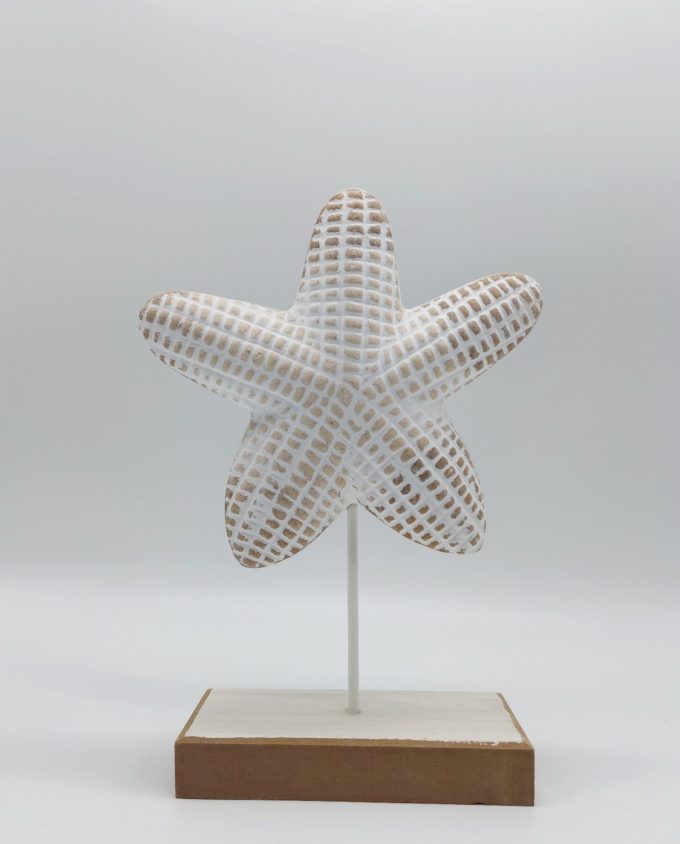 Starfish Wooden on Stand