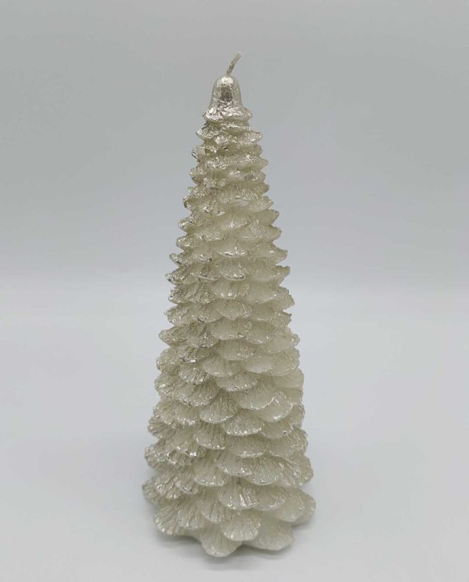 Candle Silver Christmas Tree