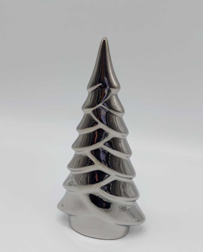 Ceramic Christmas Tree Silver