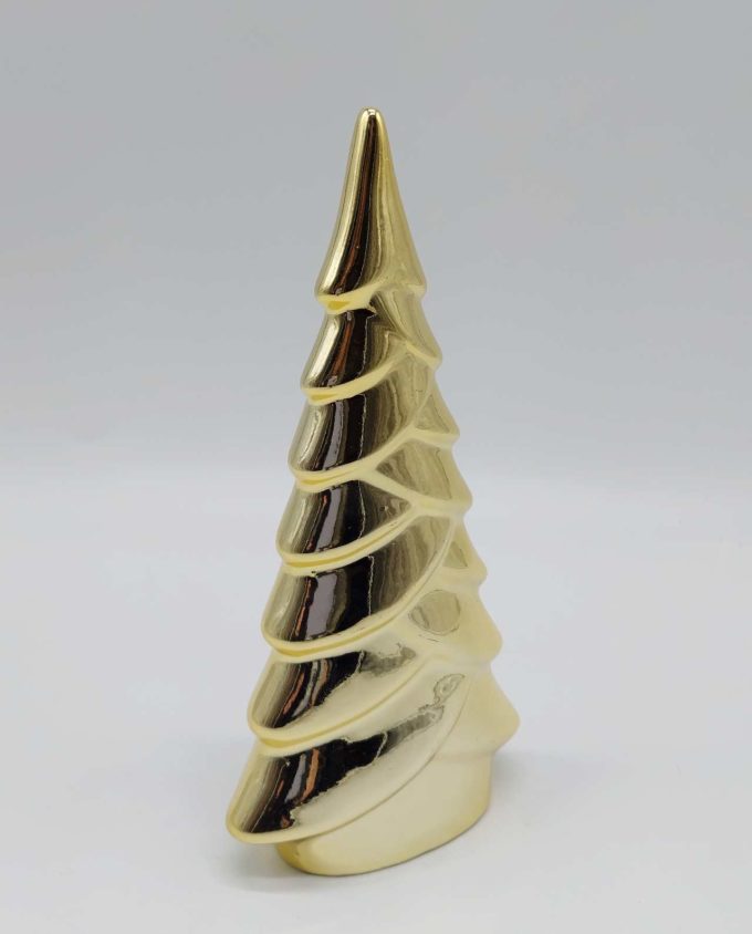 Ceramic Christmas Tree Gold