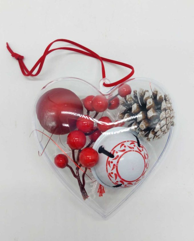 Heart Christmas Arrangement Diameter 12 cm