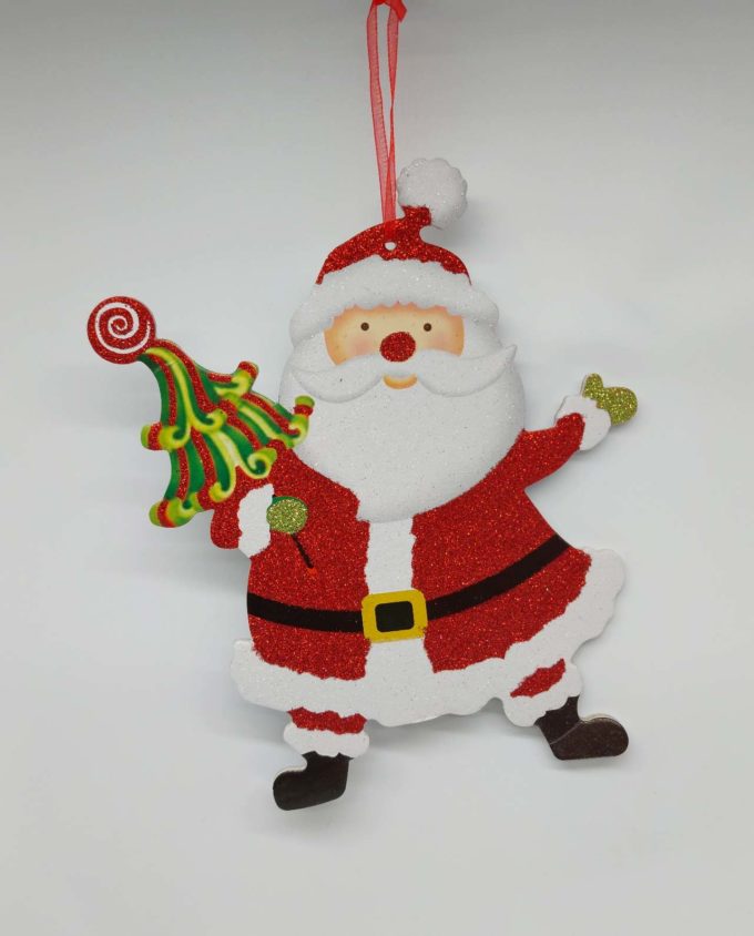 Ornament Greeting Card Santa