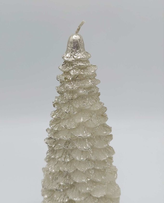 Candle Silver Christmas Tree