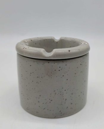 Ashtray Ceramic Gray Spotted Diameter 10 cm