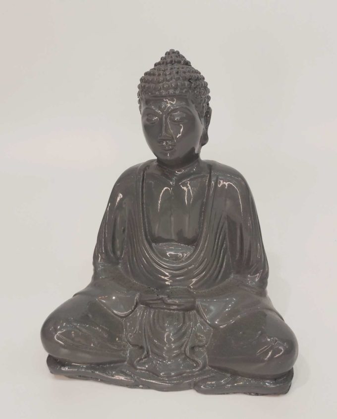 Budda grey height 15 cm