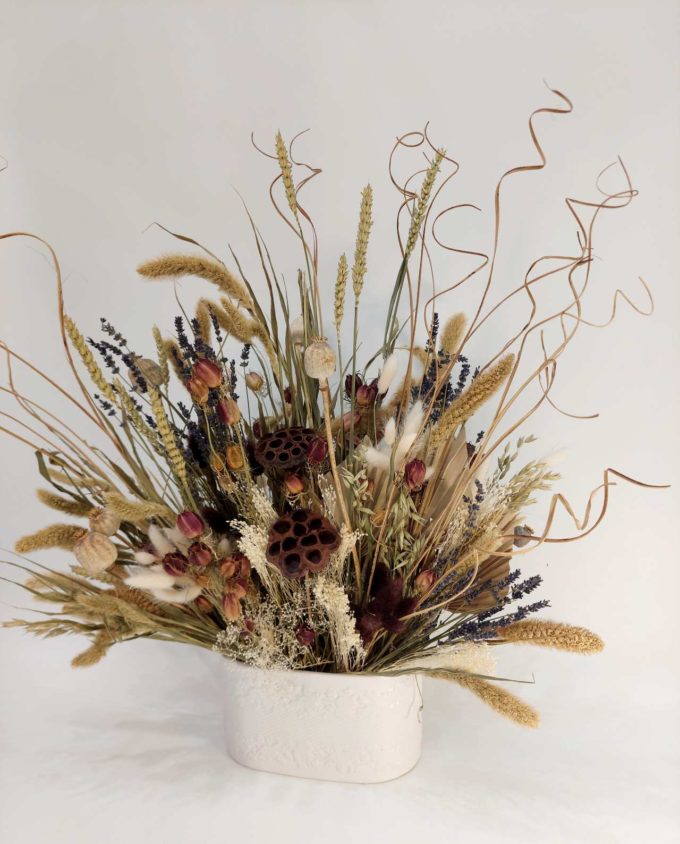 Dried Flowers Natural Style Arrangement
