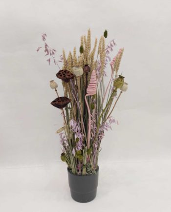 Dried Flowers Arrangement Lilac Oat & Papaver