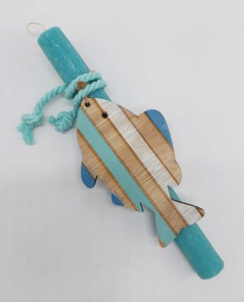 Easter Candle Wooden Fish
