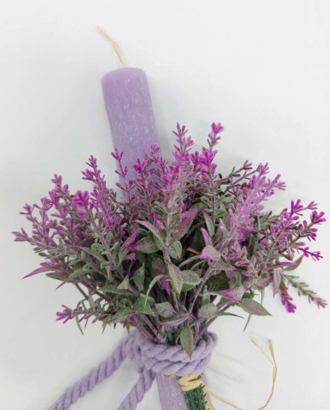 Easter Purple Candle Bouquet Lavender I