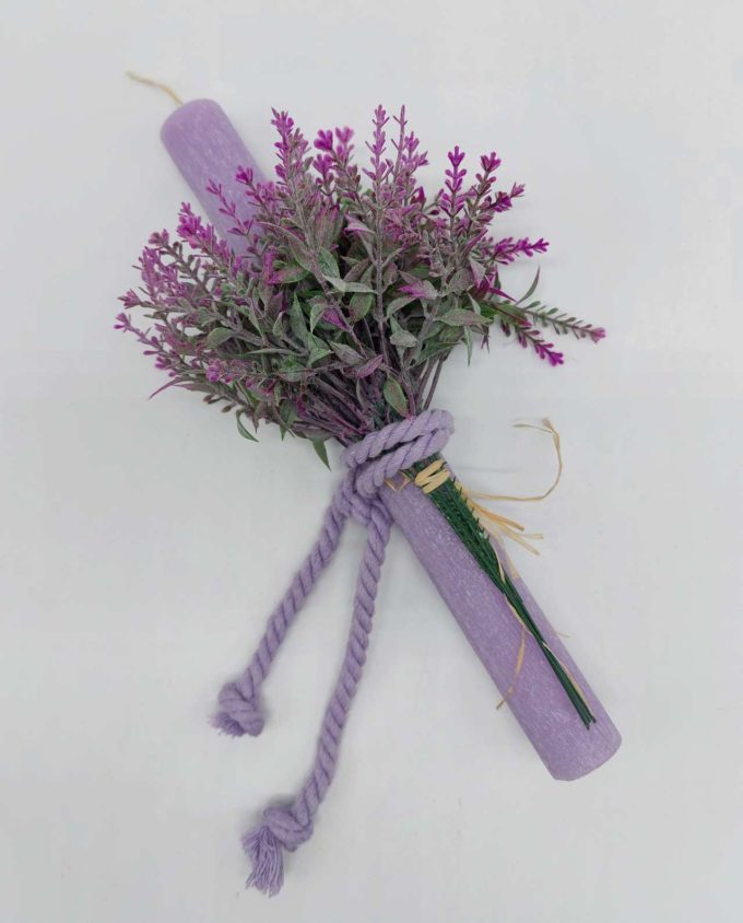 Easter Purple Candle Bouquet Lavender I
