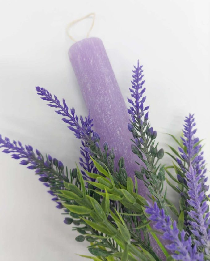 Easter Purple Candle Bouquet Lavender