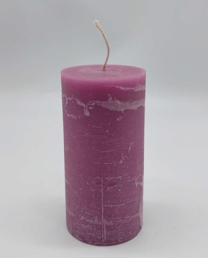 κερί ρουστικ αρωματικό ύψους 14 cm διαμέτρου 7 cm