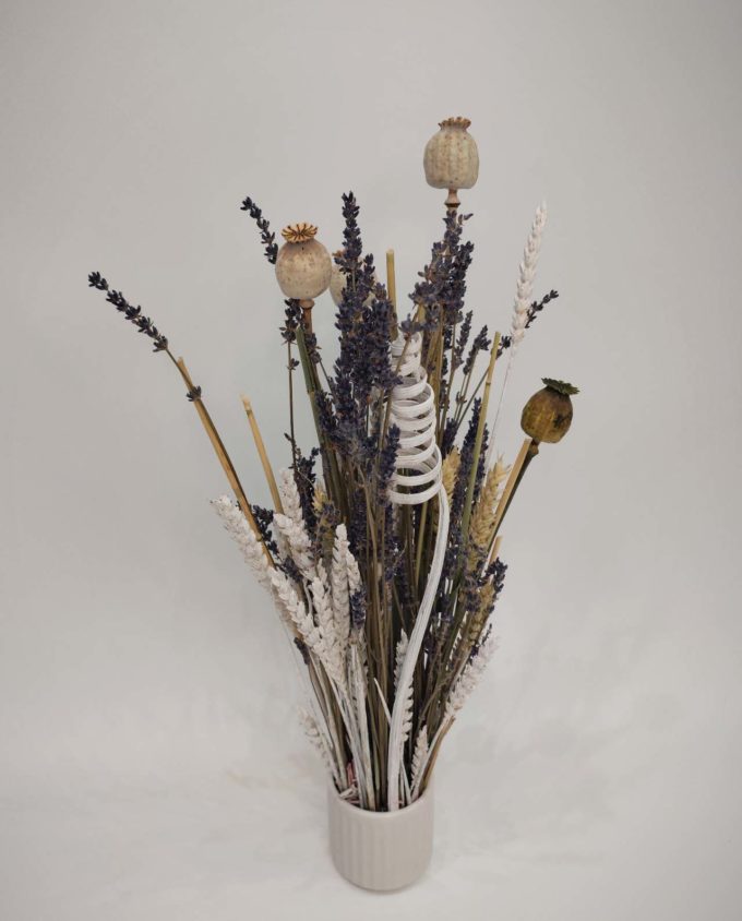 Dried Flowers Arrangement Lavender & Ting Ting h. 47 cm
