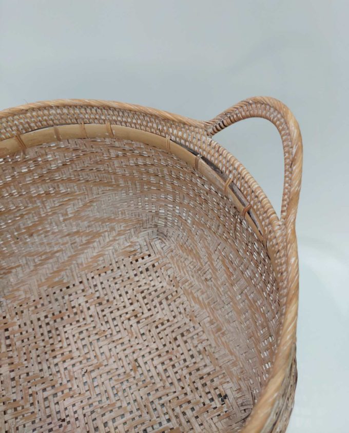 Basket Rattan Whitewash