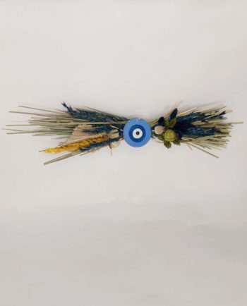 Dried Flowers Arrangement Indigo Evil Eye