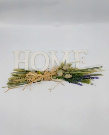 Dried Flowers Arrangement Home Sign