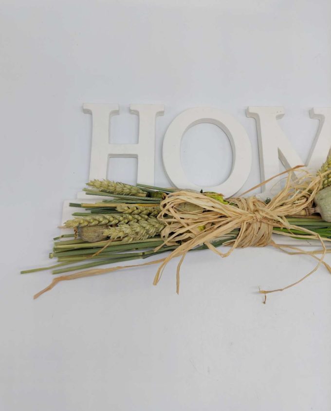 Dried Flowers Arrangement Home Sign