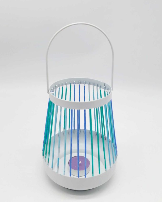 Lantern Metal Stripes Multicolour