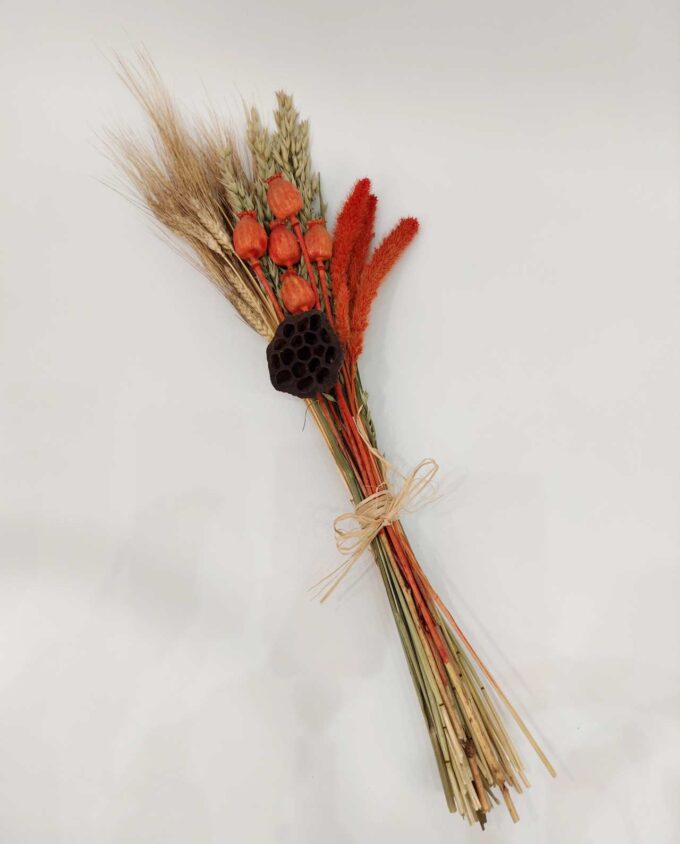 Dried Flowers Natural Orange Mix Bouquet II