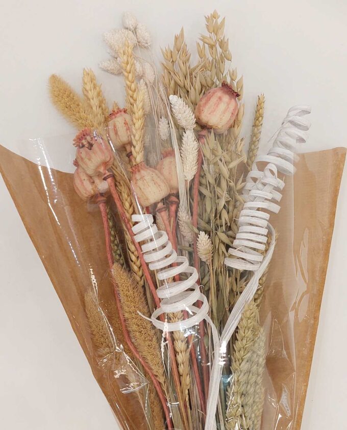 Dried Flowers Pink Mix Bouquet