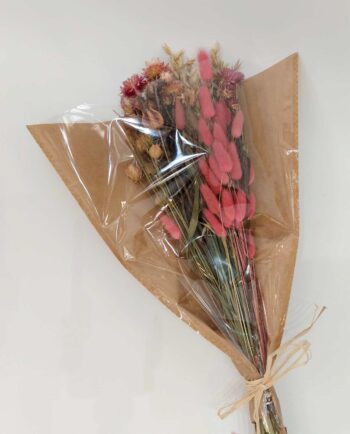Dried Flowers Pink Natural Mix Bouquet