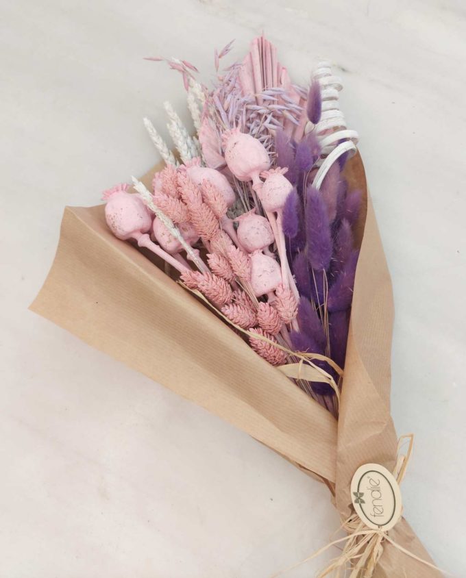 Bouquet Mix Light Pink Dried Flowers
