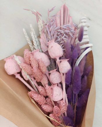 Bouquet Mix Light Pink Dried Flowers