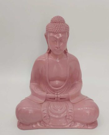Buddha Resin Pink Height 30cm