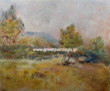Πινακας ζωγραφικής με τοπιου