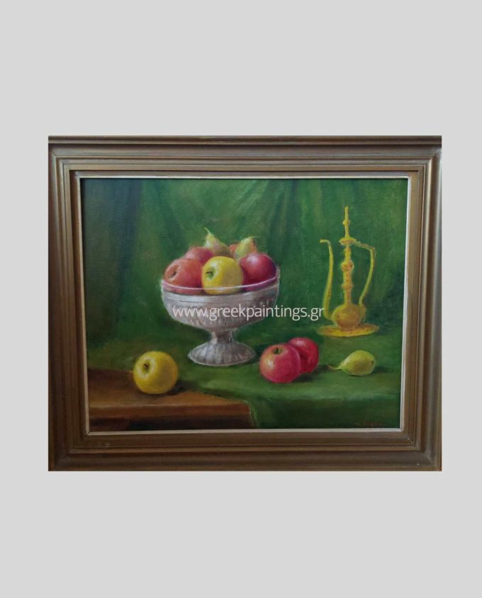 Πινακας ζωγραφικής με μπωλ με φρούτα