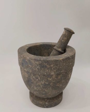 Stone Mortar Pestle Diameter 15 cm