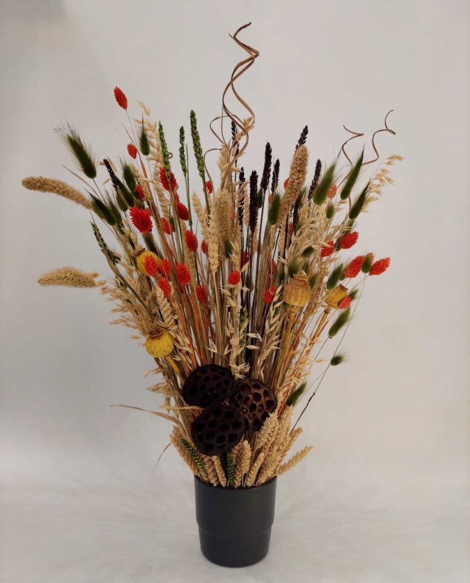 Dried Flowers Arrangement Height 70 cm