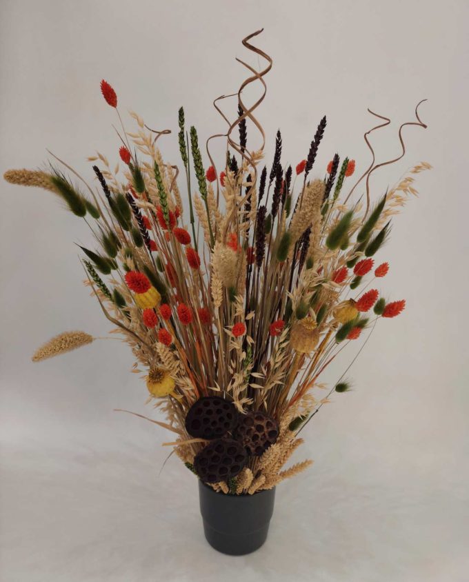 Dried Flowers Arrangement Height 70 cm