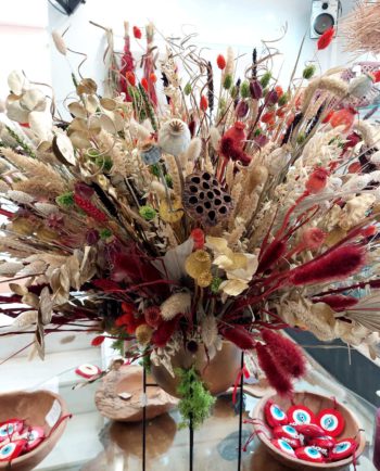 Dried Flowers Centerpiece Arrangement