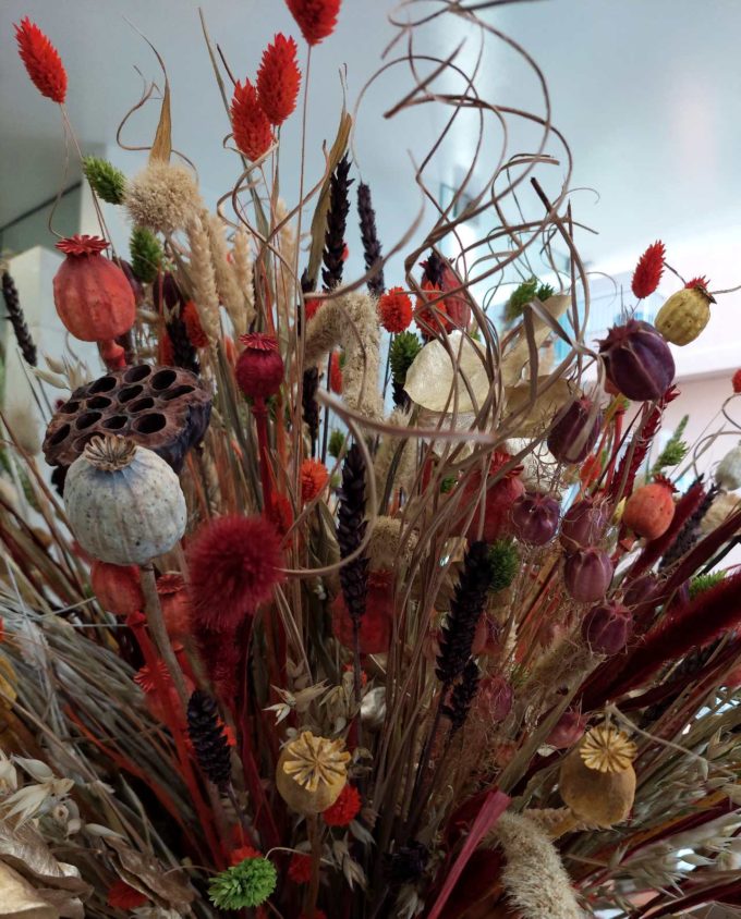 Dried Flowers Centerpiece Arrangement