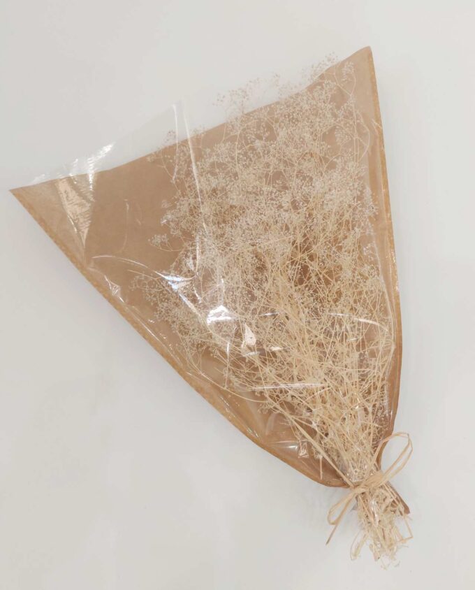 Dried White Gypsophila Bunch