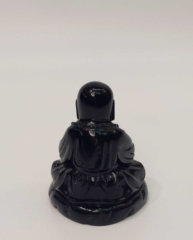 Monk Resin Black Height 10 cm