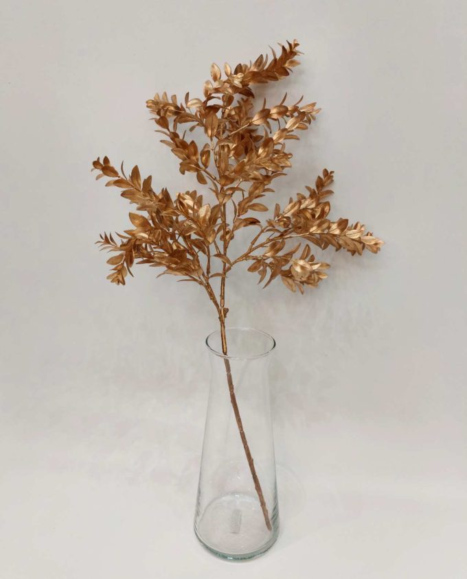 Twig with Golden Leaves