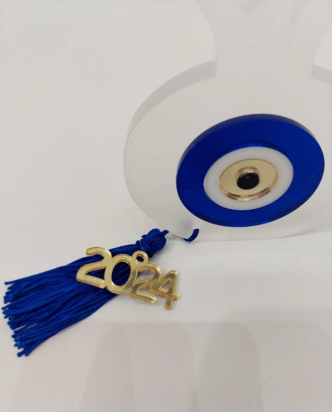 Pomegranate Plexiglass Blue Evil Eye 2024