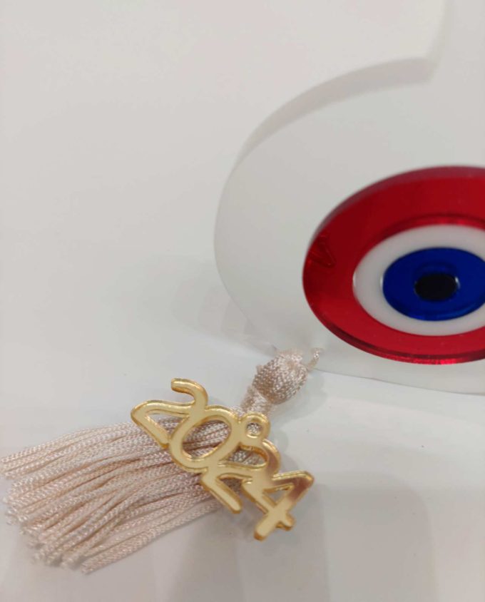 Pomegranate Plexiglass Red Evil Eye 2024