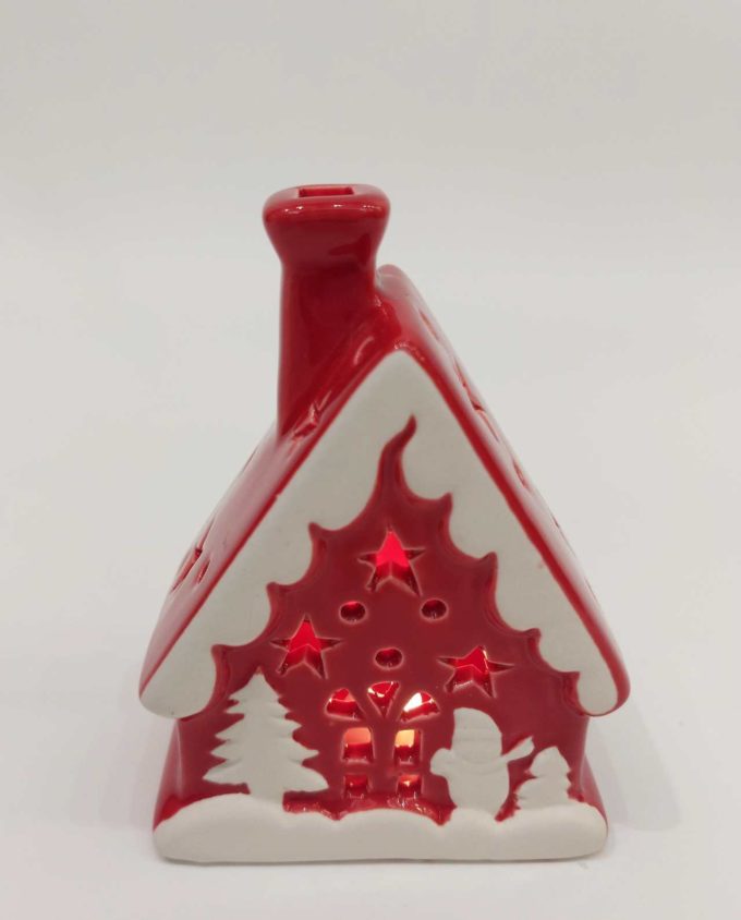 Santas Ceramic House Led