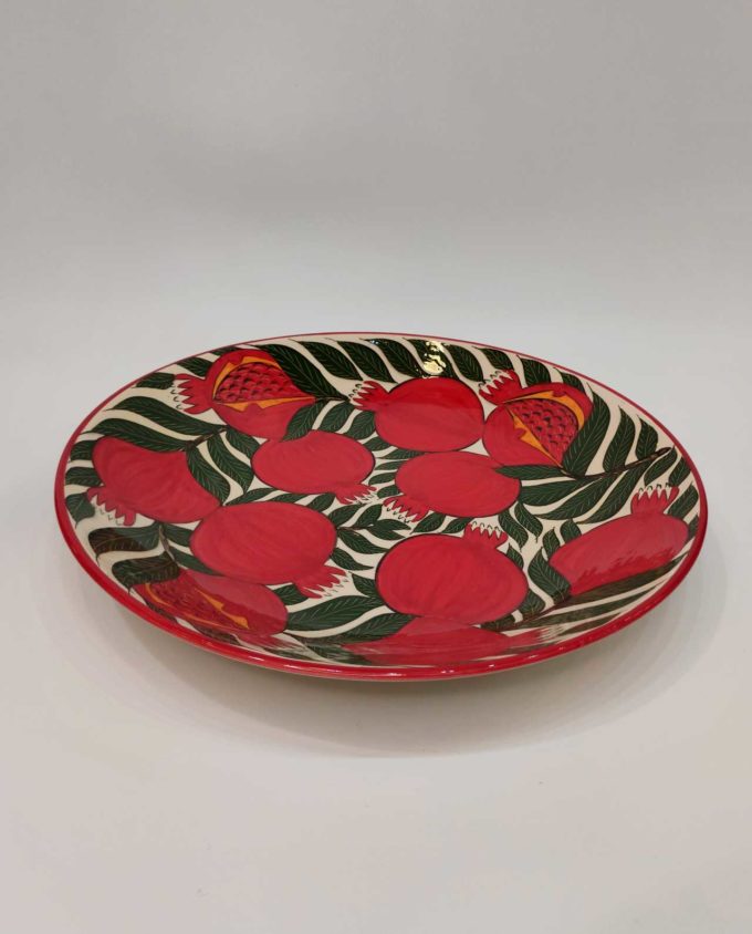 Plate Ceramic “Pomegranates” Diameter 42.5 cm