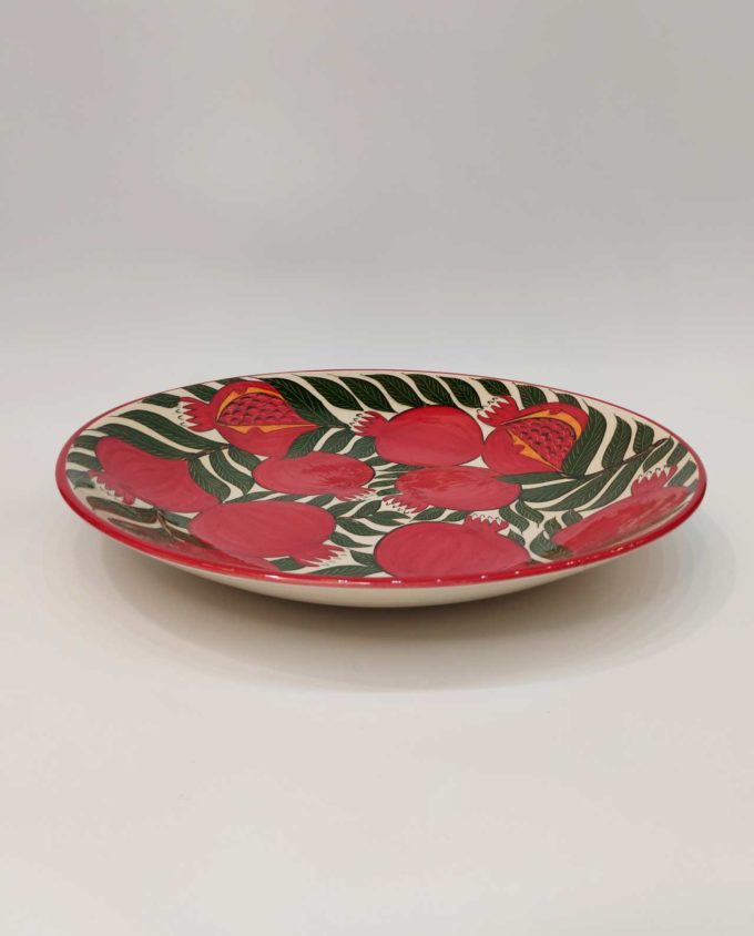 Plate Ceramic “Pomegranates” Diameter 42.5 cm