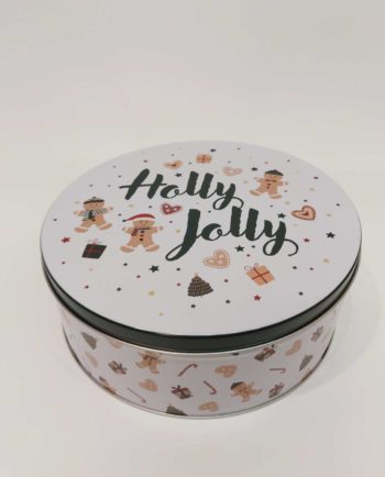 Christmas Metallic Cookies Box