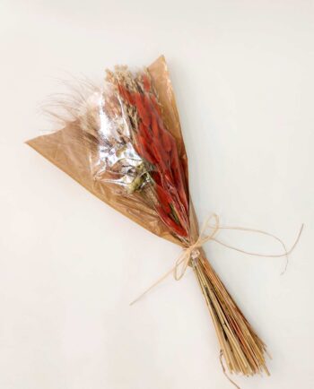 Dried Flowers Natural Orange Mix Bouquet