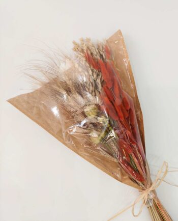 Dried Flowers Natural Orange Mix Bouquet