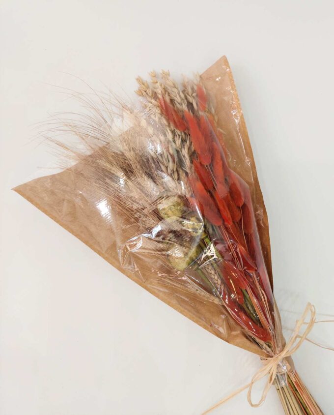 Dried Flowers Natural Orange Mix Bouquet