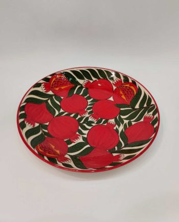 Plate Ceramic “Pomegranates” Diameter 42.5 cm