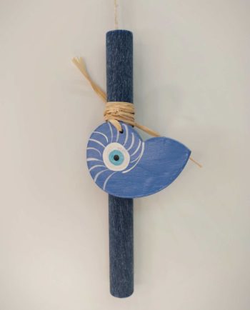 Easter Aromatic Candle Wooden Seashell Evil Eye