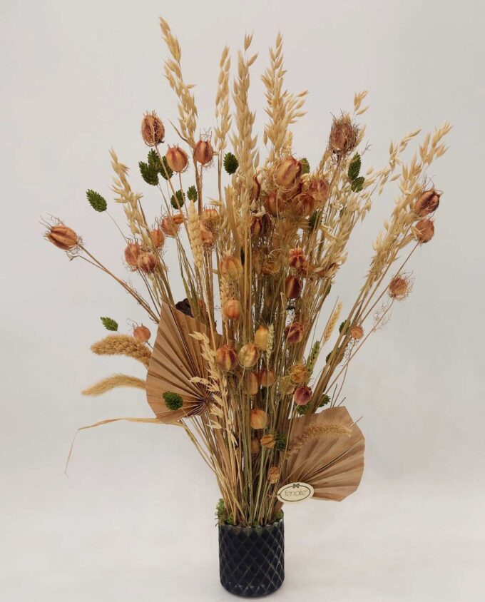 Dried Flowers Natural Arrangement Height. 65 cm